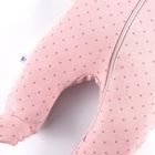 Kombinezon przejściowy dziewczęcy z kapturem, różowy, Eevi