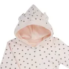 Kombinezon przejściowy dziewczęcy z kapturem, różowy, Nicol