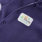 Kombinezon przejściowy niemowlęcy z kapturem, granatowy, Eevi