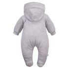 Kombinezon przejściowy niemowlęcy z kapturem, szary, Eevi