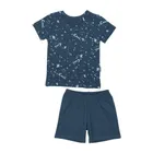 Komplet chłopięcy, Bluzka z krótkim rękawem, Szorty, granatowy, Nicol