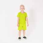 Komplet chłopięcy, Bluzka z krótkim rękawem, Szorty, zielony, Nicol