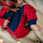 Komplet chłopięcy, Body z długim rekawem, Spodnie dresowe, mix, Eevi