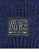 Komplet chłopięcy, Czapka, Komin, niebieski, Ambra