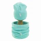 Komplet chłopięcy, Czapka, Komin, turkusowy, Nicol