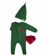 Komplet chłopięcy, Pajac, Czapka, Apaszka, mix, Nicol