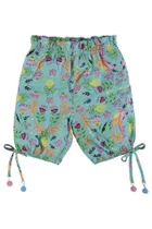 Komplet dziewczęcy, Bluzka z krótkim rękawem, Szorty, zielony, Up Baby