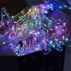 Koopman, lampki choinkowe, kurtyna świetlna, 235 LED, multikolor, 120-120 cm