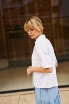 Koszula damska, biała, Moodo