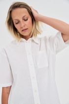 Koszula damska, biała, Moodo