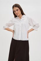 Koszula damska, biała, Moodo