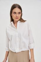 Koszula damska, biała, Moodo