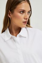 Koszula damska, biała, Moodo