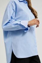 Koszula damska, niebieska, Moodo