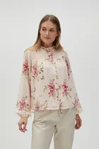 Koszula damska, różowa, Moodo