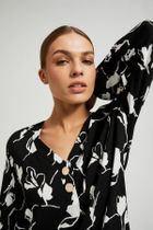 Koszula damska z długim rękawem, mix, Moodo