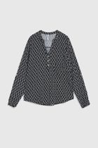 Koszula damska z długim rękawem, mix, Moodo