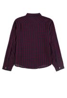 Koszula dziewczęca z długim rękawem, granatowa, Tom Tailor