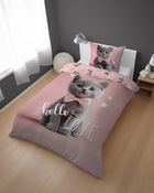 Kot, 2-częściowy komplet pościeli, 140-200 cm