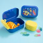 Koziol, SpongeBob, lunchbox z przegródkami, mini, niebieski
