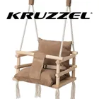 Kruzzel, huśtawka welurowa, beżowa