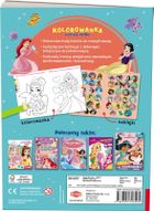 Księżniczki Disneya. Kolorowanka według kodu