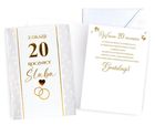 Kukartka, karnet, Rocznica ślubu 20