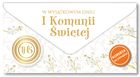 Kukartka, koperta podarunkowa, Komunia