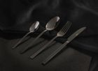Kulig, widelec obiadowy, Piano Shiny, black, 3 szt.