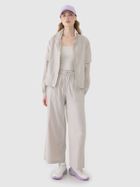 Kurtka damska, beżowa, 4F