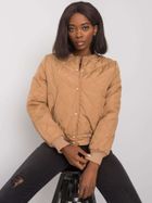 Kurtka damska, beżowa, Ex Moda