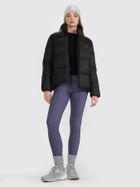 Kurtka damska, ocieplana, czarna, 4F