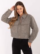 Kurtka damska, szara, Sublevel