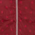 Kurtka dziewczęca z kapturem, bordowa, Kanz