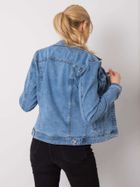 Kurtka jeansowa damska, niebieska, Denim Innovative Desing