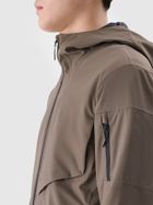 Kurtka męska z kapturem, zielona, 4F