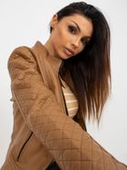 Kurtka ramoneska damska, brązowa, Factory Price