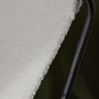 La Factory, fotel metalowy, Matisse, z siedziskiem z bouclé