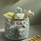 La Factory, The king of the jungle, kosz na zabawki, okrągły, 38 cm