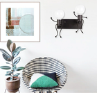 Lampa ścienna podwójna, Kinkiet Loft podwójny, czarna