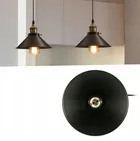 Lampa wisząca Retro, czarna