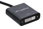 Lanberg, adapter, AD-0007-BK, DisplayPort M - DVI-D F, 0,10m, czarny