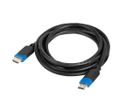 Lanberg, kabel HDMI, M/M V2.1 3M, 8K, 60HZ, CCS czarny