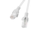 Lanberg, patchcord, kat. 6, 1m, szary, 10 szt.