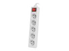 Lanberg, przedłużacz, 1,5 m, PS1-05E-0150-W