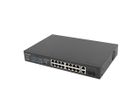Lanberg, switch, RACK 19" 16X 100MB POE+/2X COMBO GIGABIT, 150W, NIEZARZĄDZALNY, RSFE-16P-2C-150
