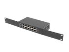 Lanberg, switch, RSGE-16 RACK 10"/19", 16-PORT, 1GB
