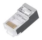 Lanberg, wtyk sieciowy, przelotowy, RJ45 (8P8C) KAT.5E FTP, 100 szt., PLS-5000EZ