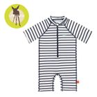 Lassig, Striped boys, kombinezon do pływania z krótkim rękawem, UV 50+, 12-18m