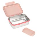 Lassig, Sunny Explorer, lunchbox ze stali nierdzewnej, Rose/Pink